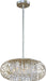 24154BCGS - Arabesque 7-Light Pendant in Golden Silver by Maxim Lighting