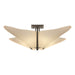 Kirigami Semi-Flush in Dark Smoke - 123305-SKT-07-SH1995 by Hubbardton Forge