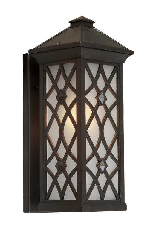 Weybridge One Light Outdoor Wall M in Black