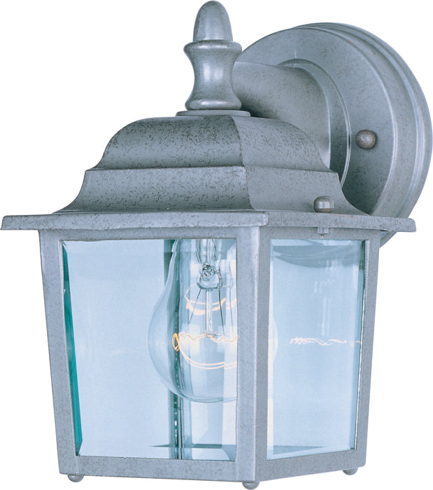 1025PE - Builder Cast 1-Light Outdoor Wall Lantern in Pewter with Clear Glass by Maxim Lighting