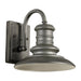 Redding Station One Light Outdoor Wall Lantern in Tarnished Silver