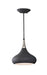 Belle One Light Pendant in Black