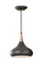 Belle One Light Pendant in Dark Bronze