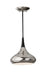 Belle One Light Pendant in Polished Nickel