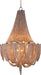 21466NKPN - Chantilly 12-Light Chandelier in Polished Nickel by Maxim Lighting