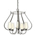 Flora 5 Arm Chandelier in Dark Smoke - 103045-SKT-07-ZS0354 by Hubbardton Forge