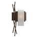 Brindille (Right Side) Sconce in Bronze - 207670-SKT-RGT-05-GG0351 by Hubbardton Forge