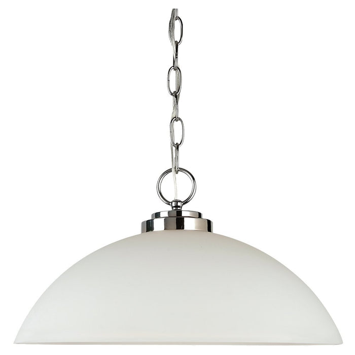 Oslo One Light Pendant in Chrome