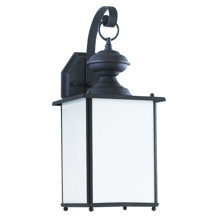 Jamestowne One Light Outdoor Wall Lantern in Black