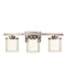 3953-09- Horizon 3-Light Bath Fixture in Satin Nickel by Dolan Designs