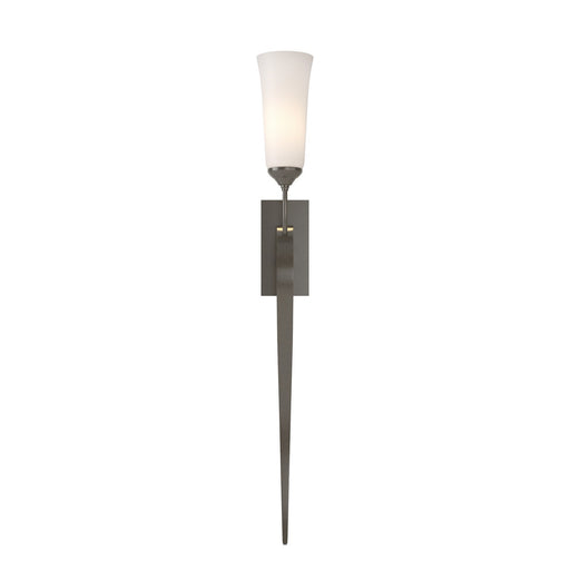 Sweeping Taper ADA Sconce in Dark Smoke - 204529-SKT-07-GG0350 by Hubbardton Forge