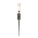 Sweeping Taper ADA Sconce in Dark Smoke - 204529-SKT-07-GG0350 by Hubbardton Forge