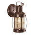 1108-BR-CL - Seafarer Wall Lantern in Bronze with Clear Glass by Norwell Lighting