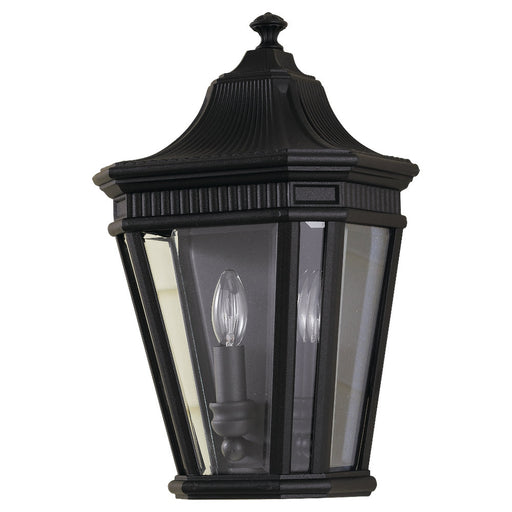 Cotswold Lane Two Light Outdoor Fixture in Black