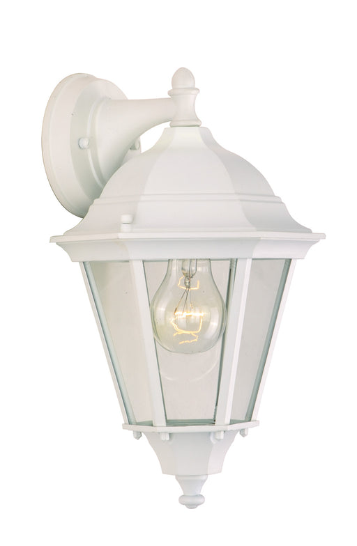 1000WT - Westlake Cast 1-Light Outdoor Wall Lantern in White by Maxim Lighting