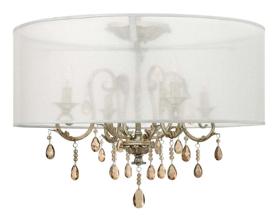 4771SL - Carlton Medium Semi-Flush Mount in Silver Leaf by Hinkley Lighting