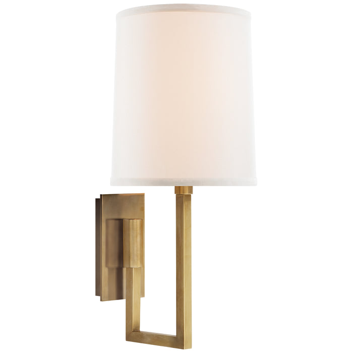 Aspect One Light Wall Sconce in Soft Brass