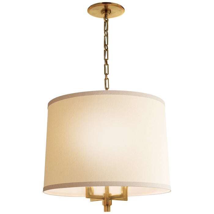 Westport Four Light Pendant in Soft Brass