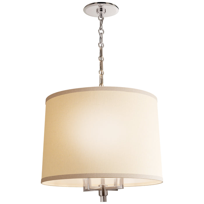 Westport Four Light Pendant in Soft Silver