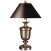 Classical Urn Table Two Light Table Lamp in Antique Nickel