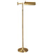 Dorchester One Light Floor Lamp in Antique-Burnished Brass