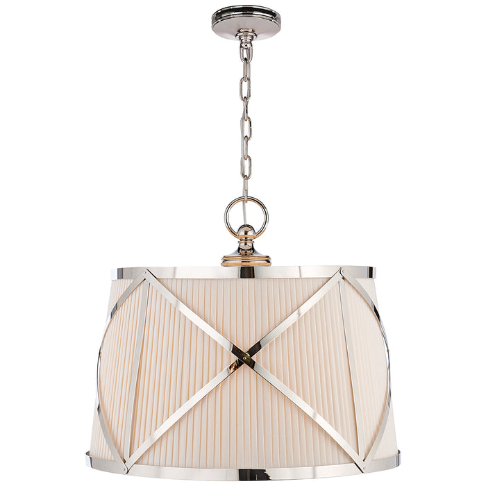 Grosvenor Pendant Three Light Pendant in Polished Nickel