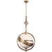 ZODIAC One Light Lantern in Antique-Burnished Brass