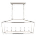 Darlana Six Light Lantern in Polished Nickel