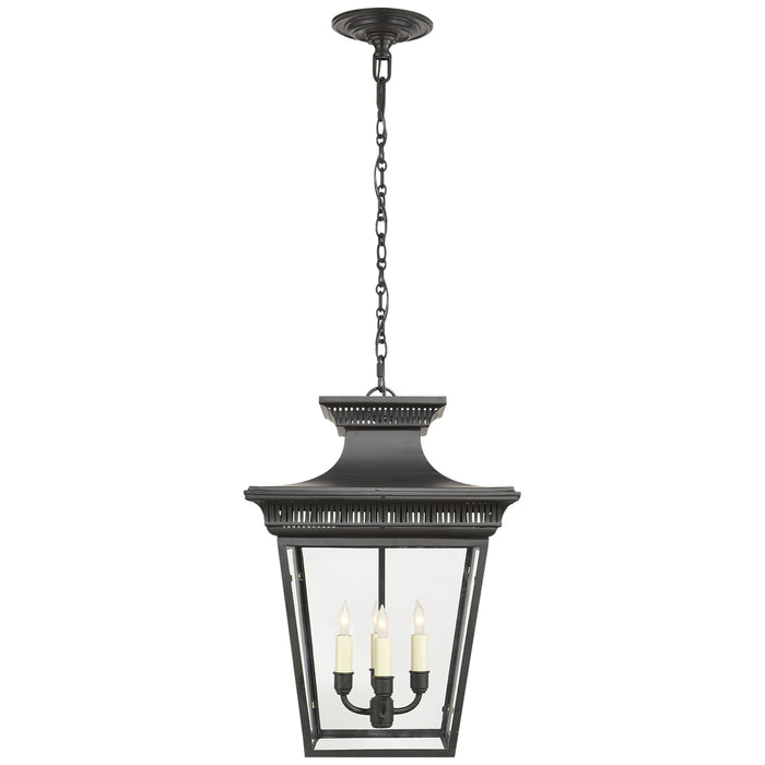 Elsinore Four Light Lantern in Matte Black