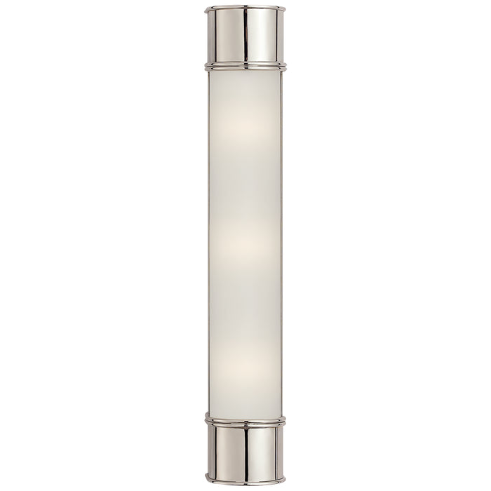 Oxford Three Light Bath Sconce in Polished Nickel