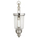 Georgian Hurricane Sconce One Light Wall Sconce in Polished Nickel