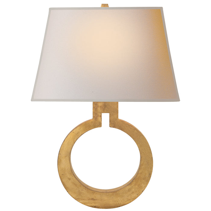 Ring One Light Wall Sconce in Gild