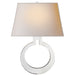 Ring One Light Wall Sconce in Polished Nickel