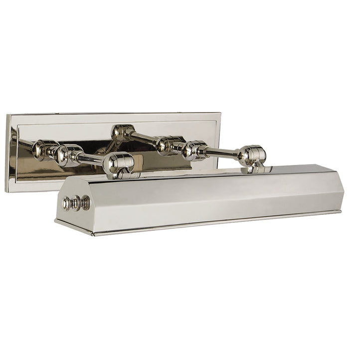 Dorchester2 Two Light Picture Light in Polished Nickel