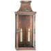 Bedford Two Light Wall Lantern in Natural Copper