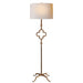 SK 1500GI-L - Quatrefoil 2-Light Floor Lamp in Gilded Iron by Visual Comfort Signature