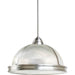 Pratt Street Prismatic Three Light Pendant in Brushed Nickel