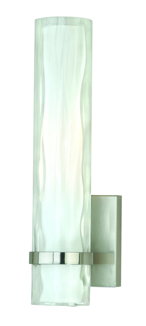 W0049- Vilo 1-Light Wall Light in Satin Nickel by Vaxcel