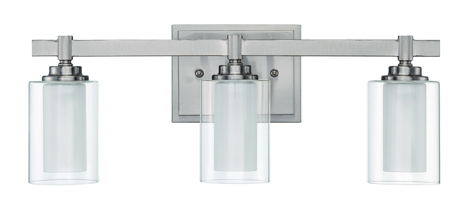 16720BNK3- Celeste 3-Light Vanity Light in Brushed Polished Nickel by Craftmade