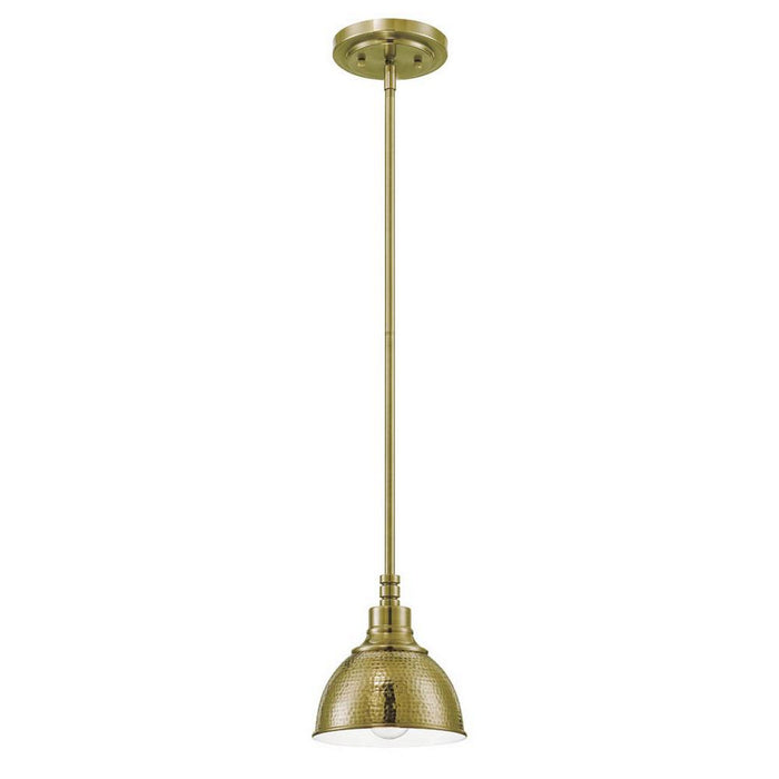 35991-LB- Timarron 1-Light Mini Pendant in Legacy Brass by Craftmade