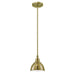 35991-LB- Timarron 1-Light Mini Pendant in Legacy Brass by Craftmade