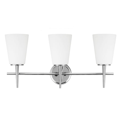 Driscoll Three Light Wall / Bath in Chrome