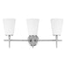 Driscoll Three Light Wall / Bath in Chrome