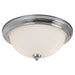 Geary One Light Flush Mount in Chrome