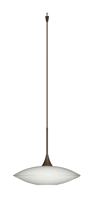 XP-629406-BR - Spazio 1-Light Pendant in Bronze by Besa Lighting