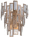 N2670-274- Bel Mondo 3-Light Wall Sconce in Luxor Gold by Metropolitan