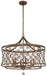 N6587-272- Vel Catena 6-Light Pendant in Arcadian Gold by Metropolitan