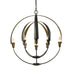 Double Cirque Chandelier in Dark Smoke - 104205-SKT-07 by Hubbardton Forge