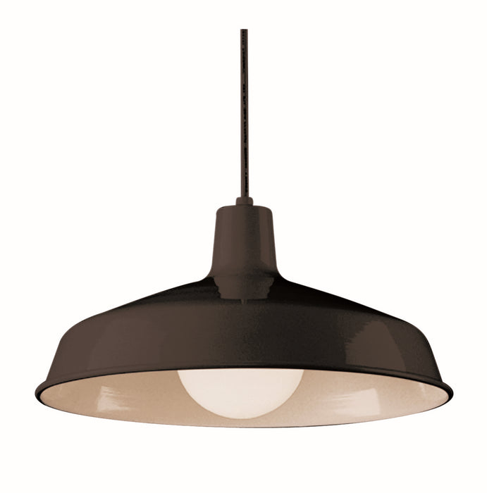 1100 BK- Sherman 1-Light Pendant in Black by Trans Globe Lighting