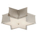 Sophia Three Light Flush Mount in Polished Nickel